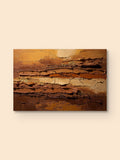 Terra Impasto Gold Wall Art — canvas