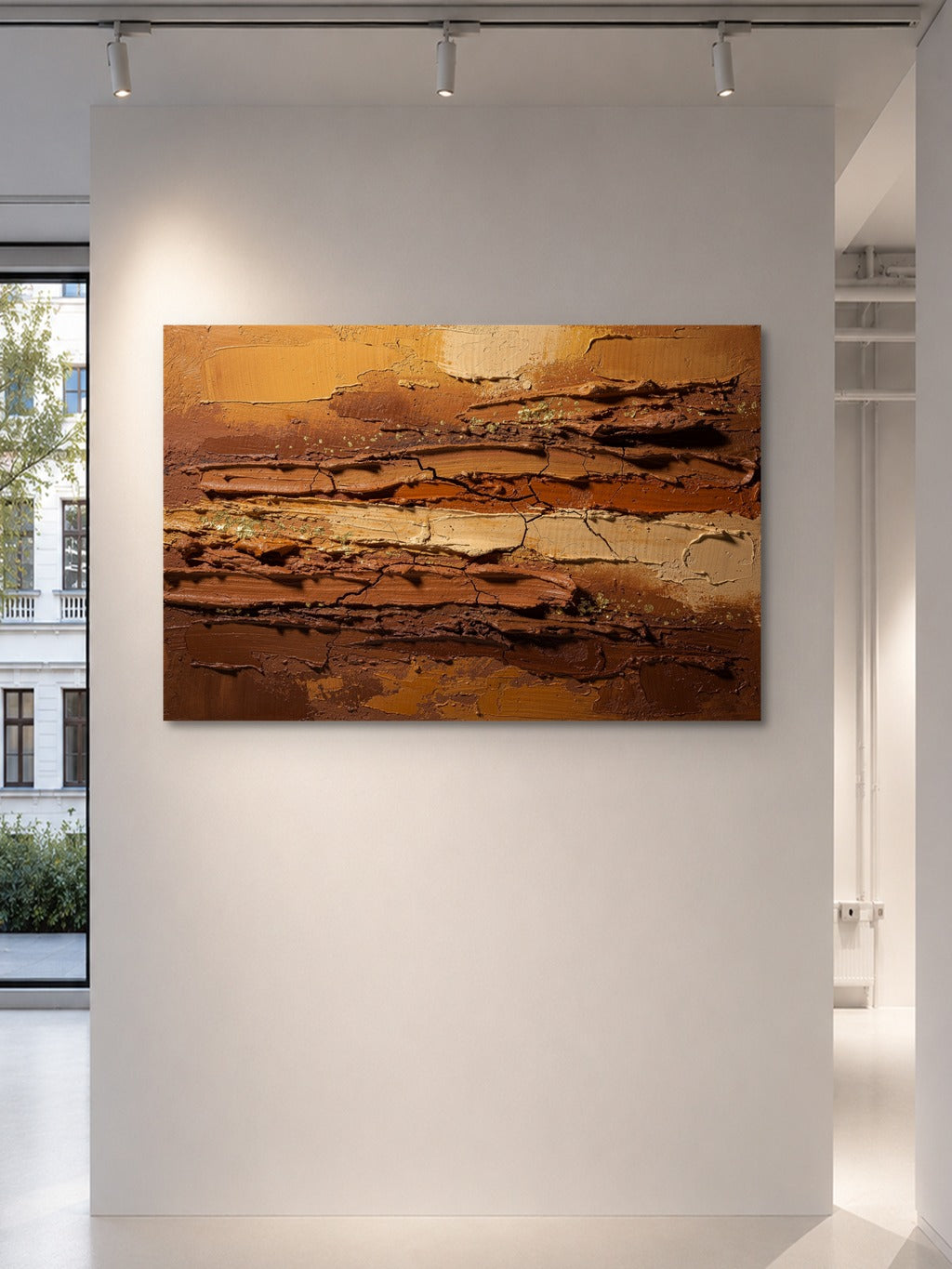 Terra Impasto Gold Wall Art — room 5