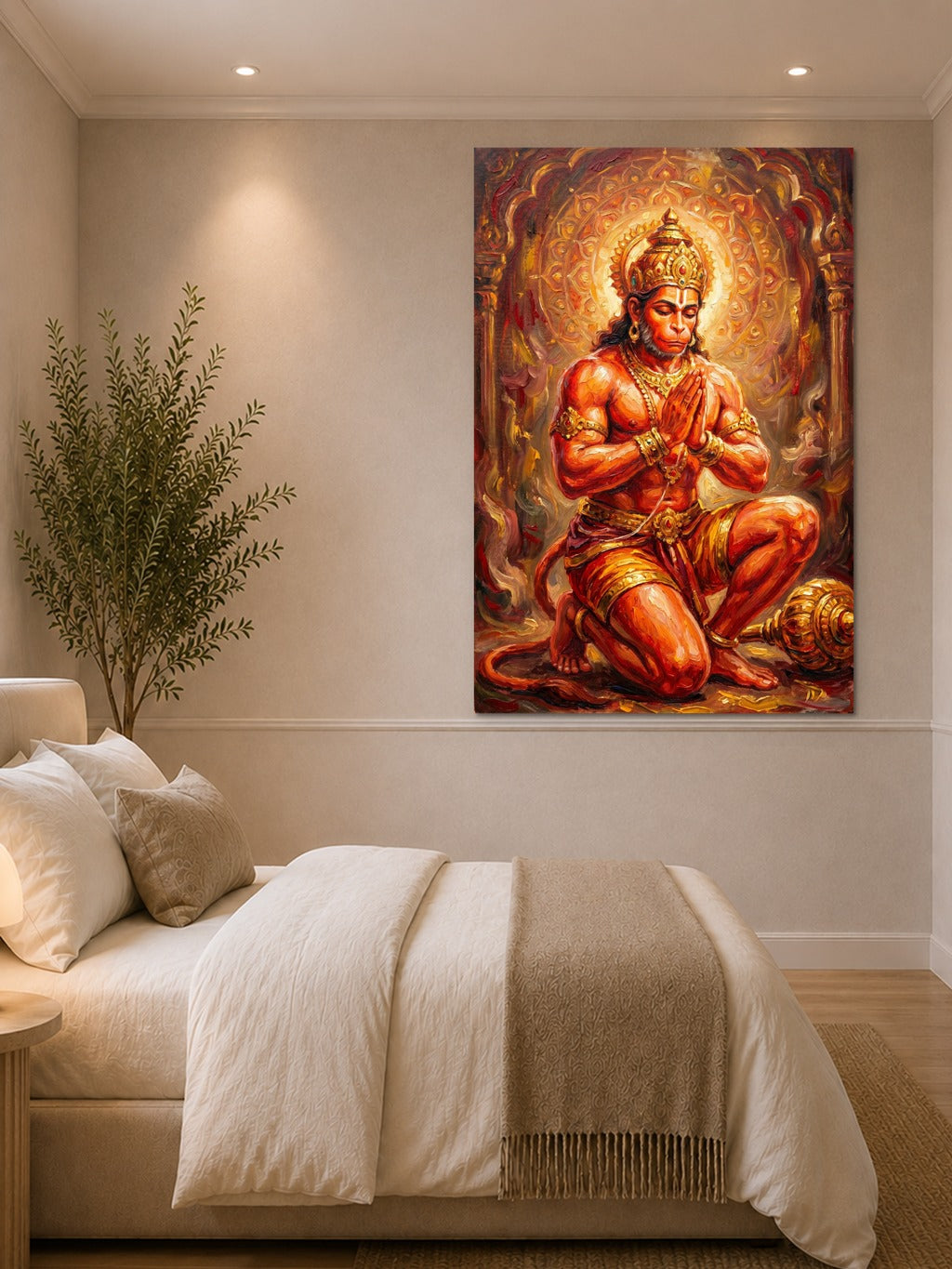 Hanuman in Divine Prayer — room 1