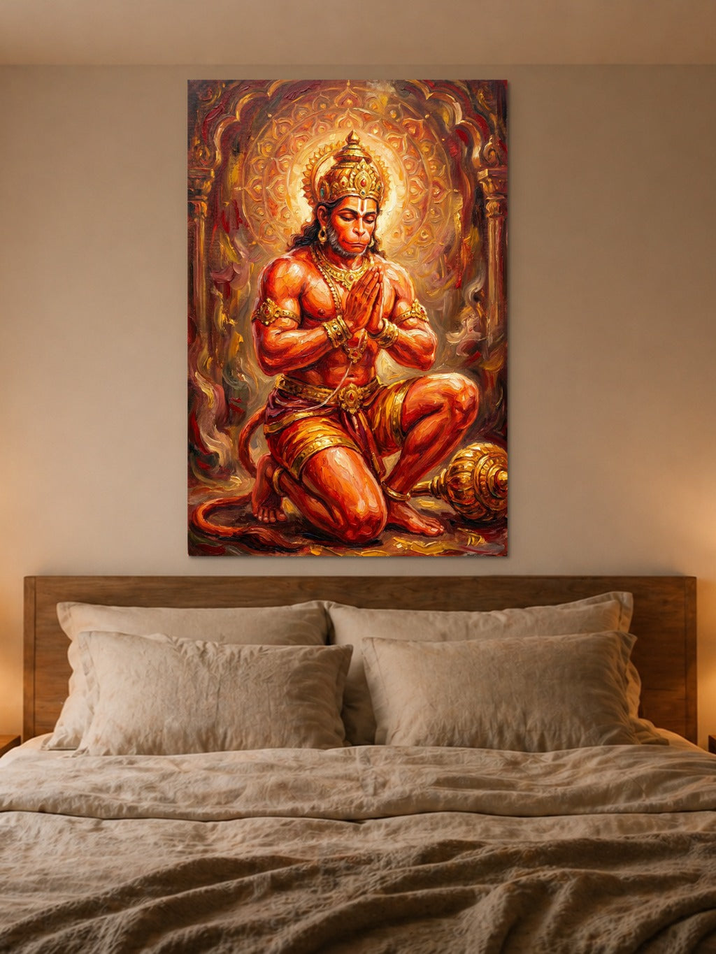 Hanuman in Divine Prayer — room 4