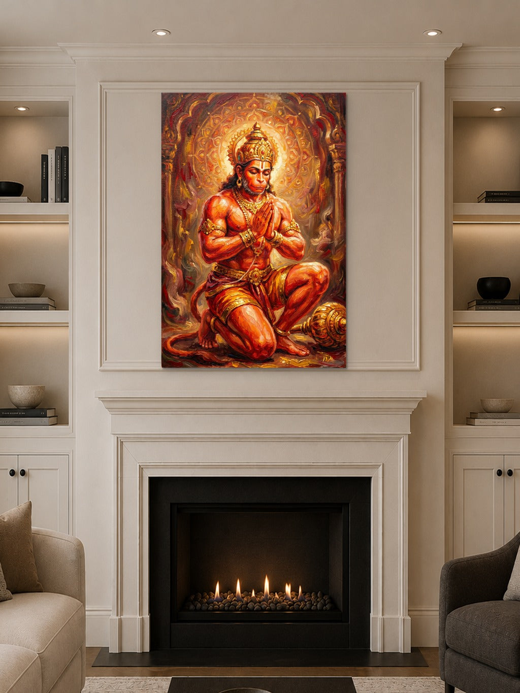 Hanuman in Divine Prayer — room 10