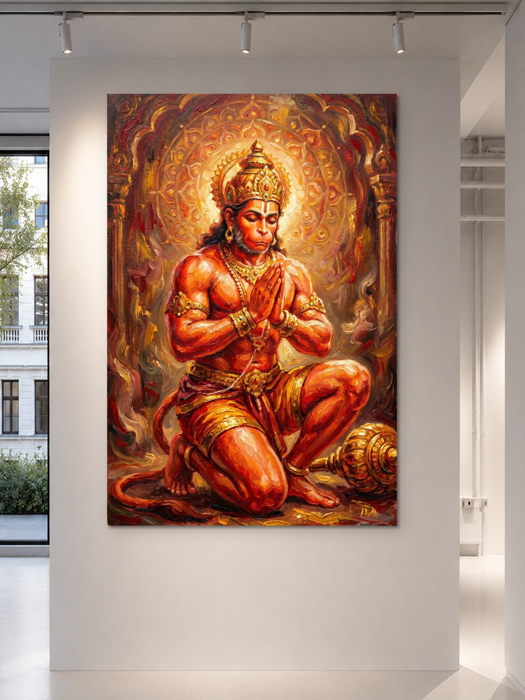 Hanuman in Divine Prayer — room 5