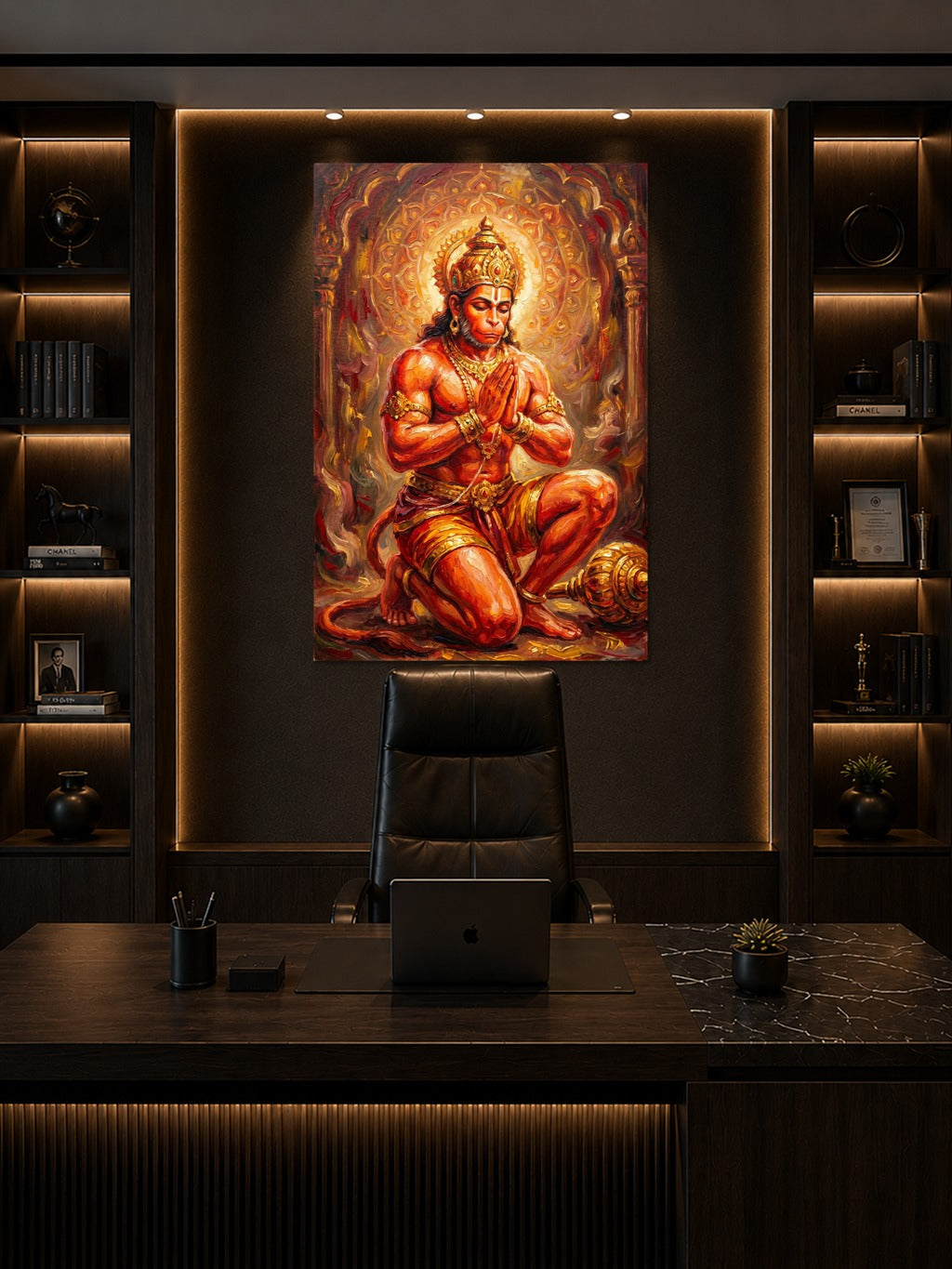 Hanuman in Divine Prayer — room 8