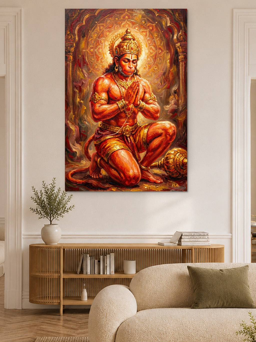 Hanuman in Divine Prayer — room 6