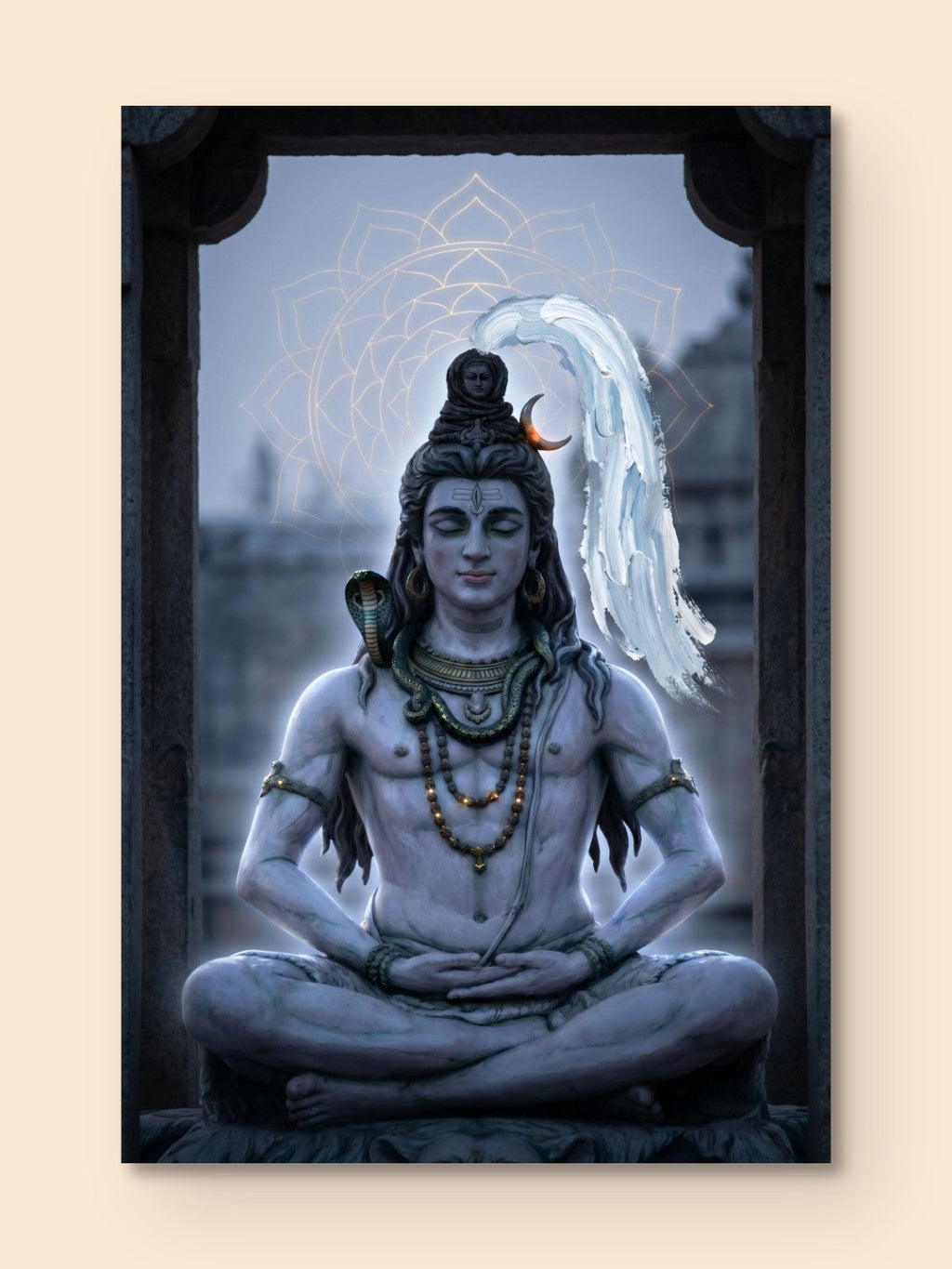 Lord Shiva — Kailash Meditation — canvas