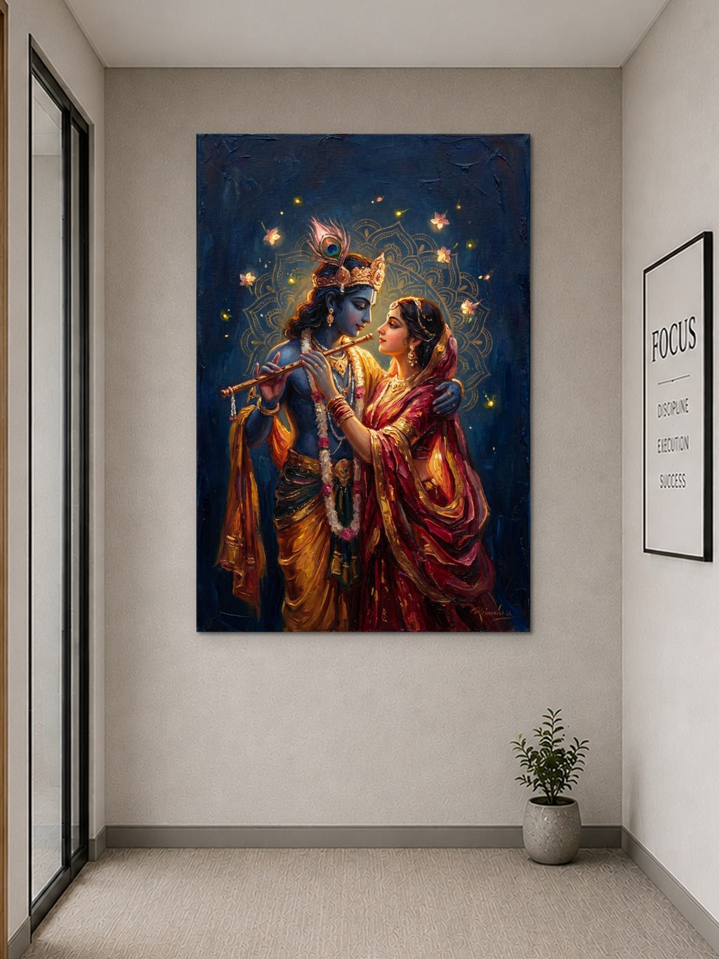 Radha Krishna Moonlit Grace — room 9