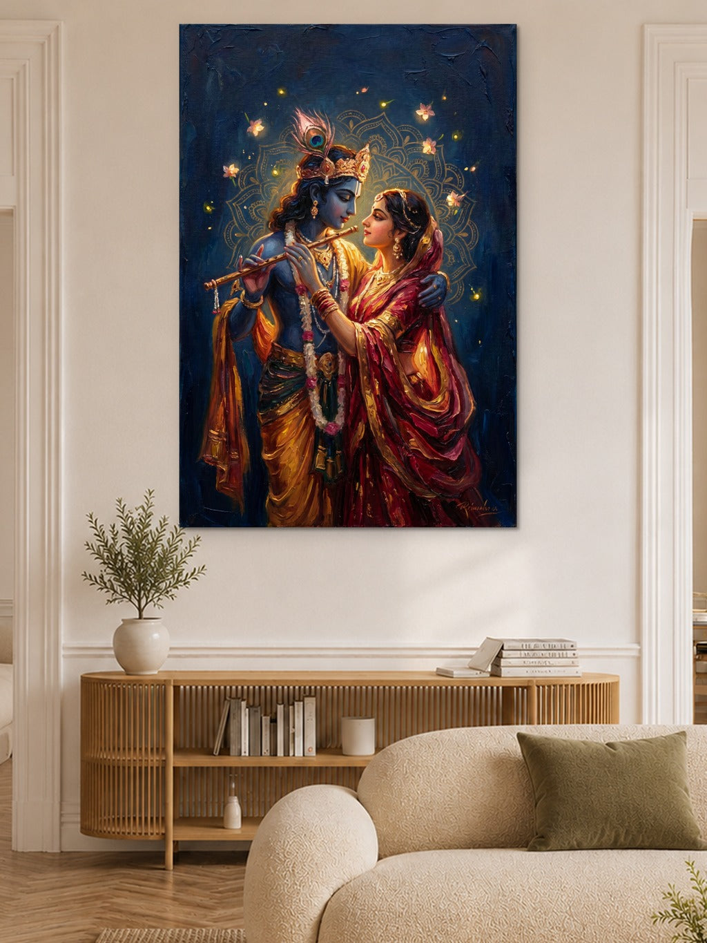 Radha Krishna Moonlit Grace — room 6