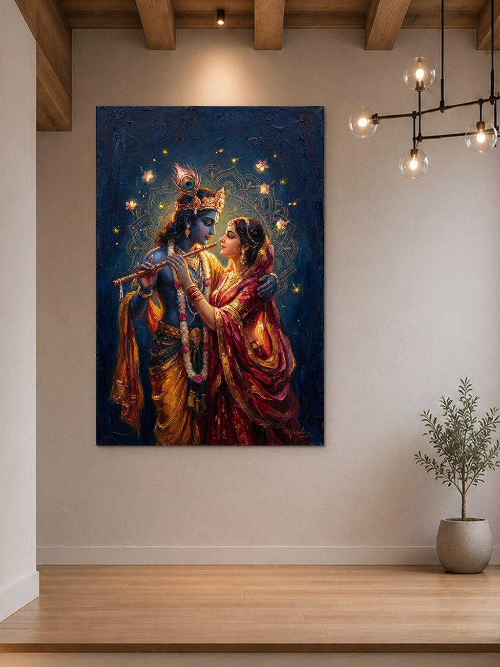 Radha Krishna Moonlit Grace — room 7