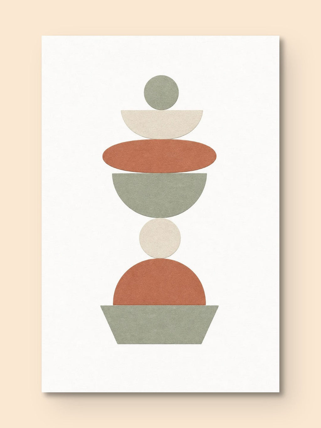 Zen Stone Stack Print — canvas