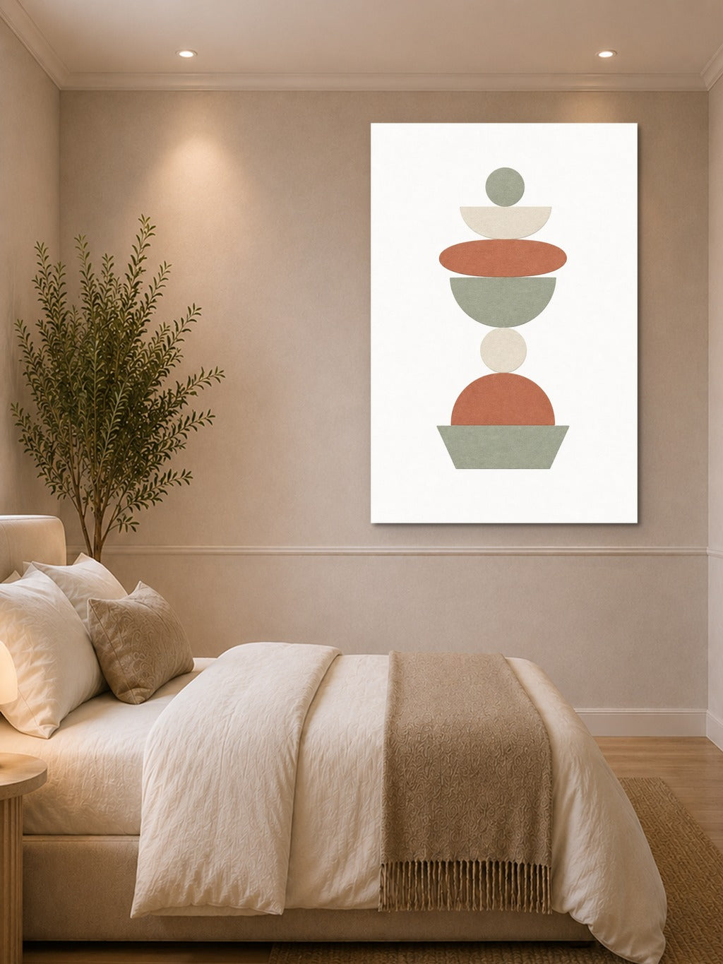 Zen Stone Stack Print — room 1