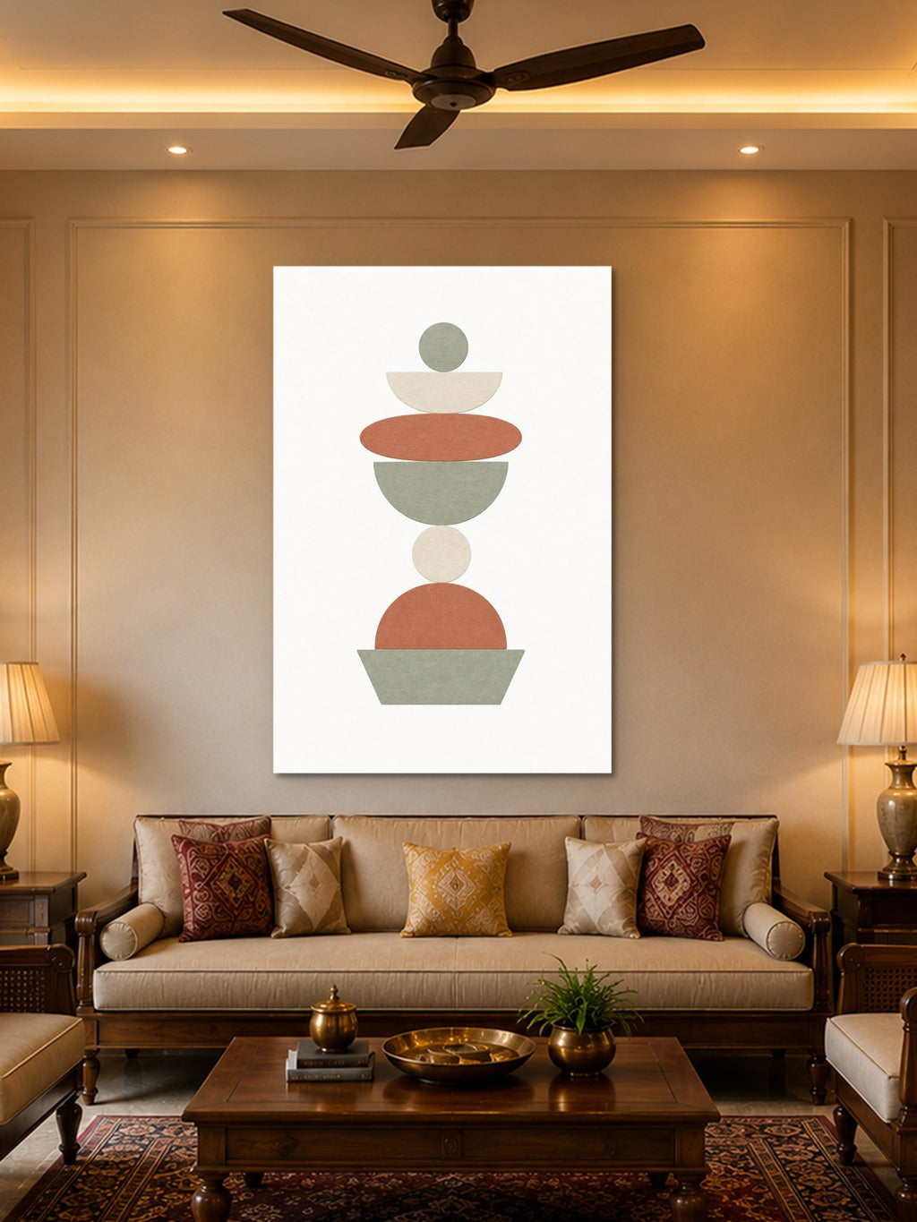 Zen Stone Stack Print — room 2