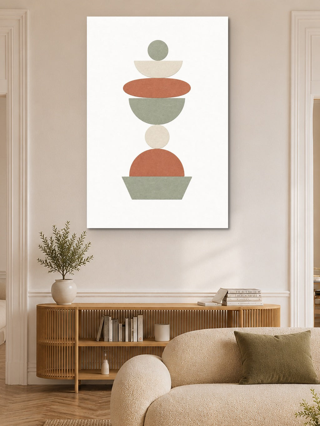 Zen Stone Stack Print — room 6