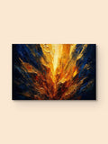 Fierce Hope – Abstract Fire — canvas