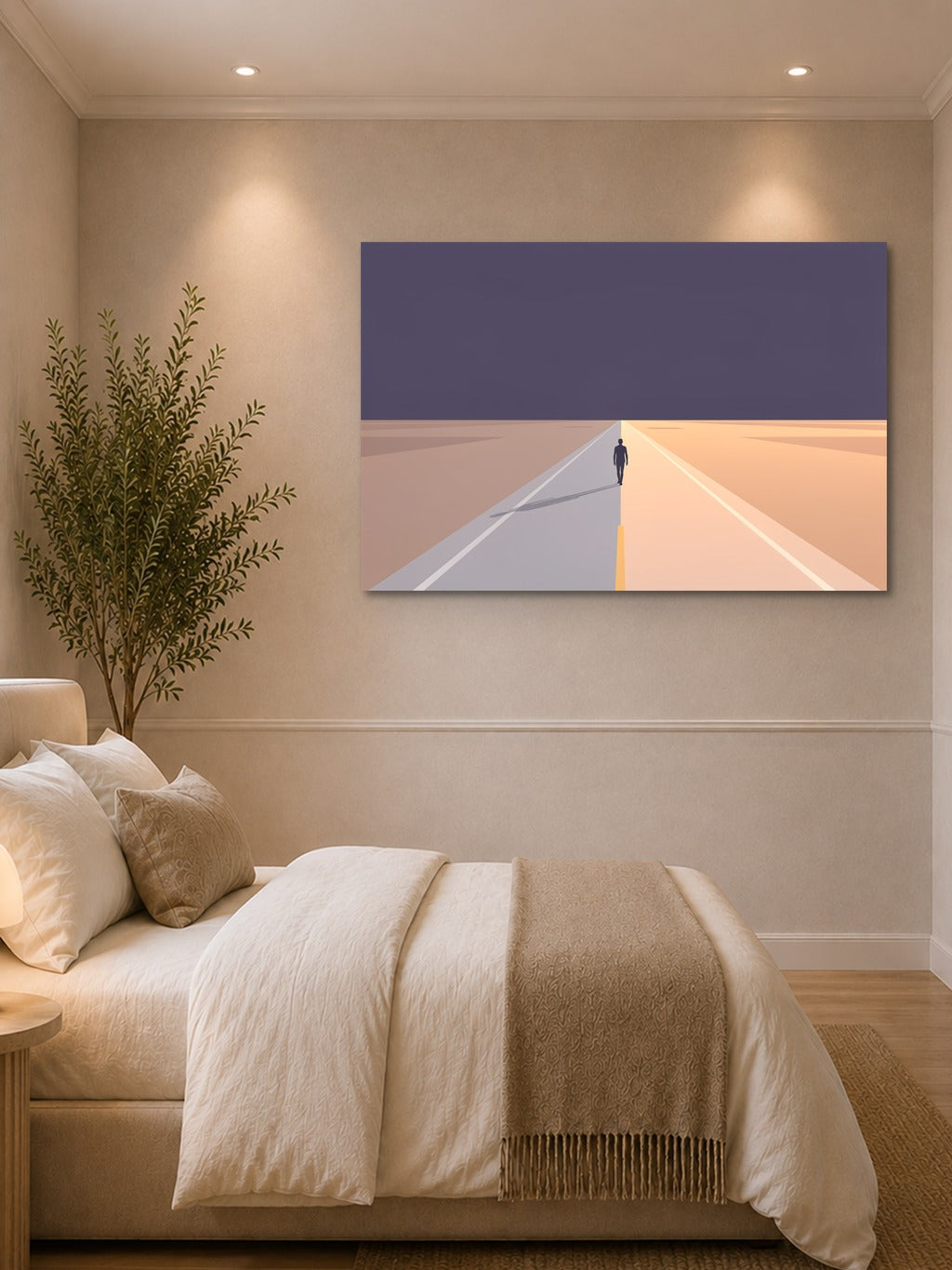 Desert Highway at Dusk — room 1