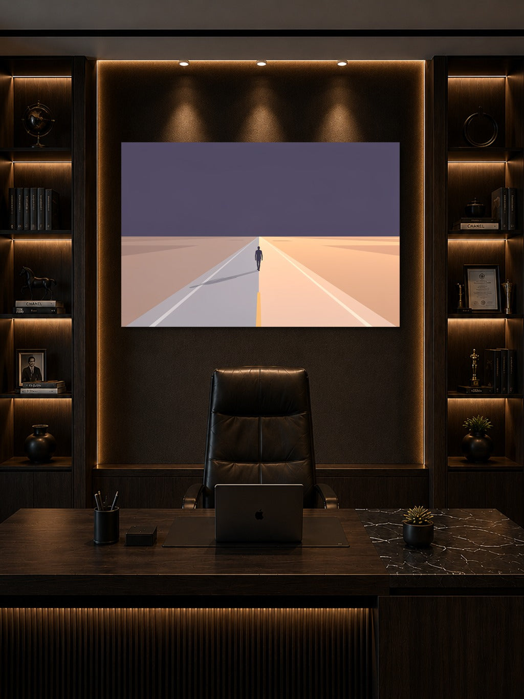 Desert Highway at Dusk — room 8