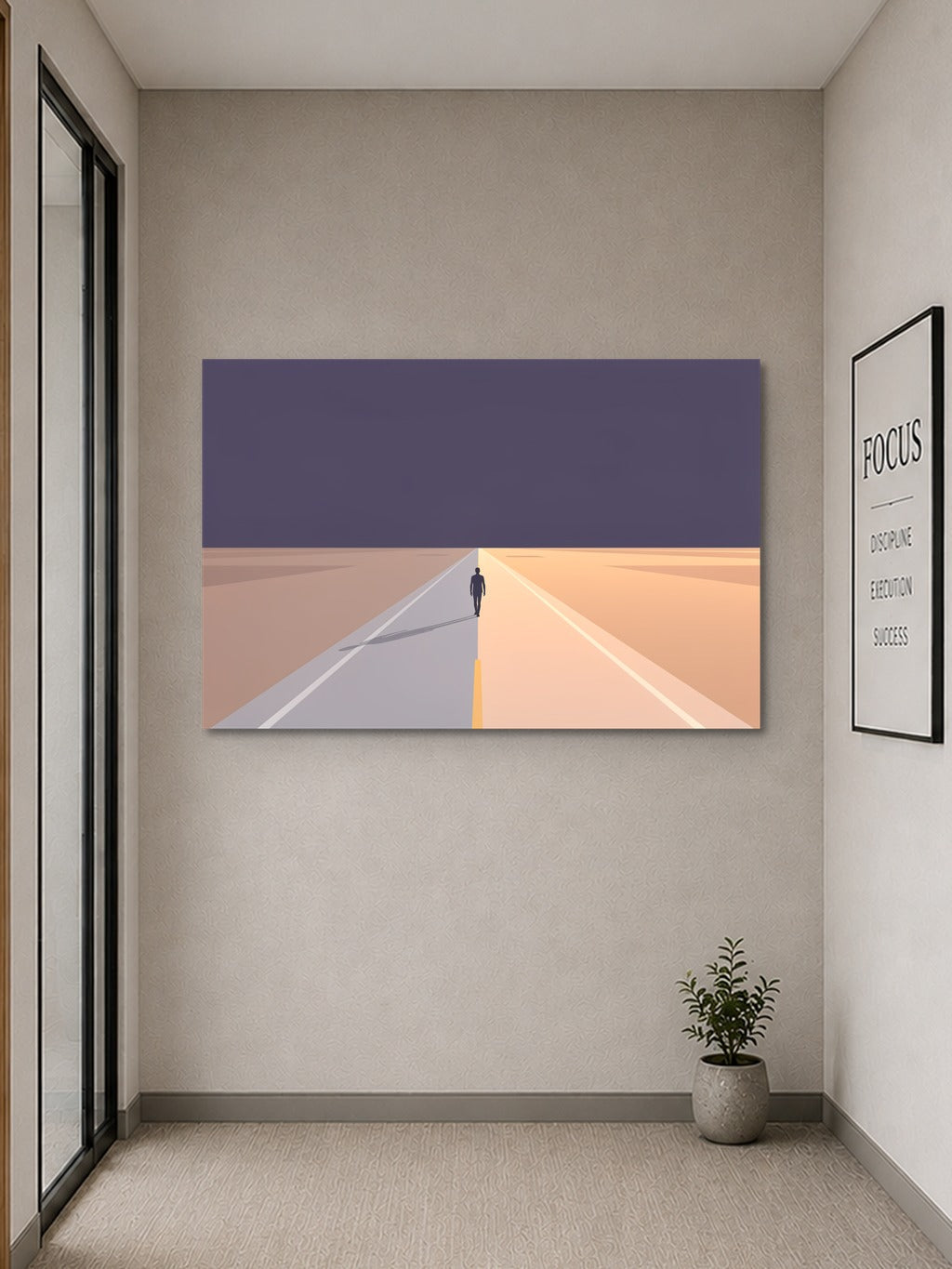 Desert Highway at Dusk — room 9