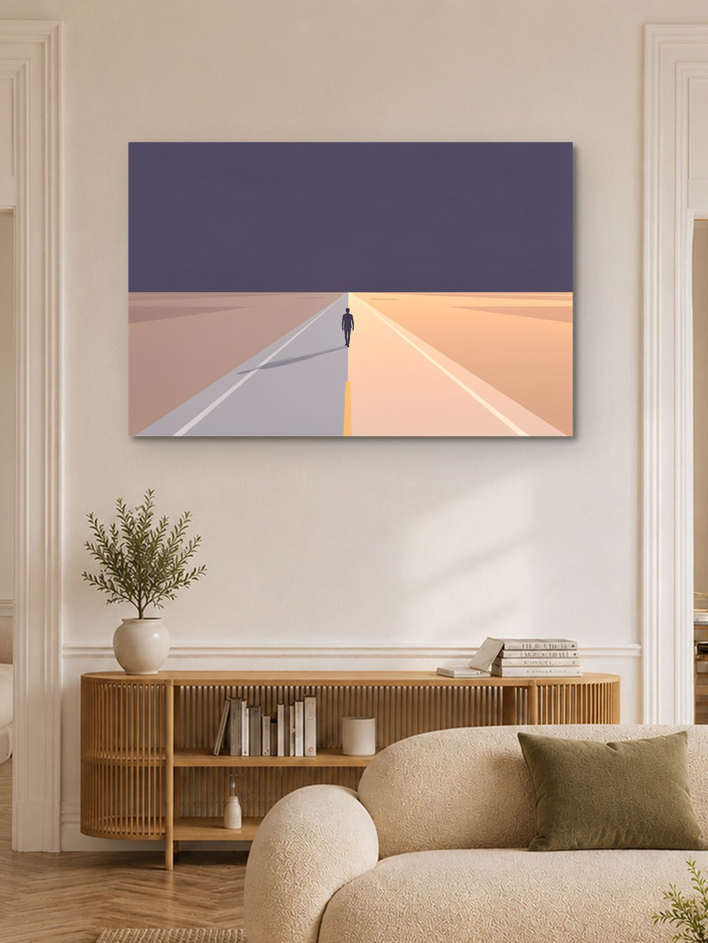 Desert Highway at Dusk — room 6