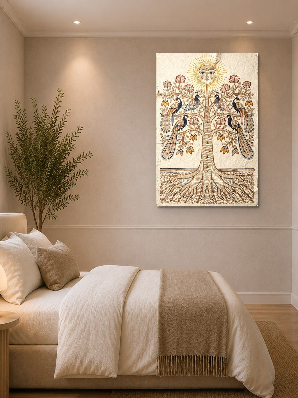 Madhubani Tree of Life — room 1
