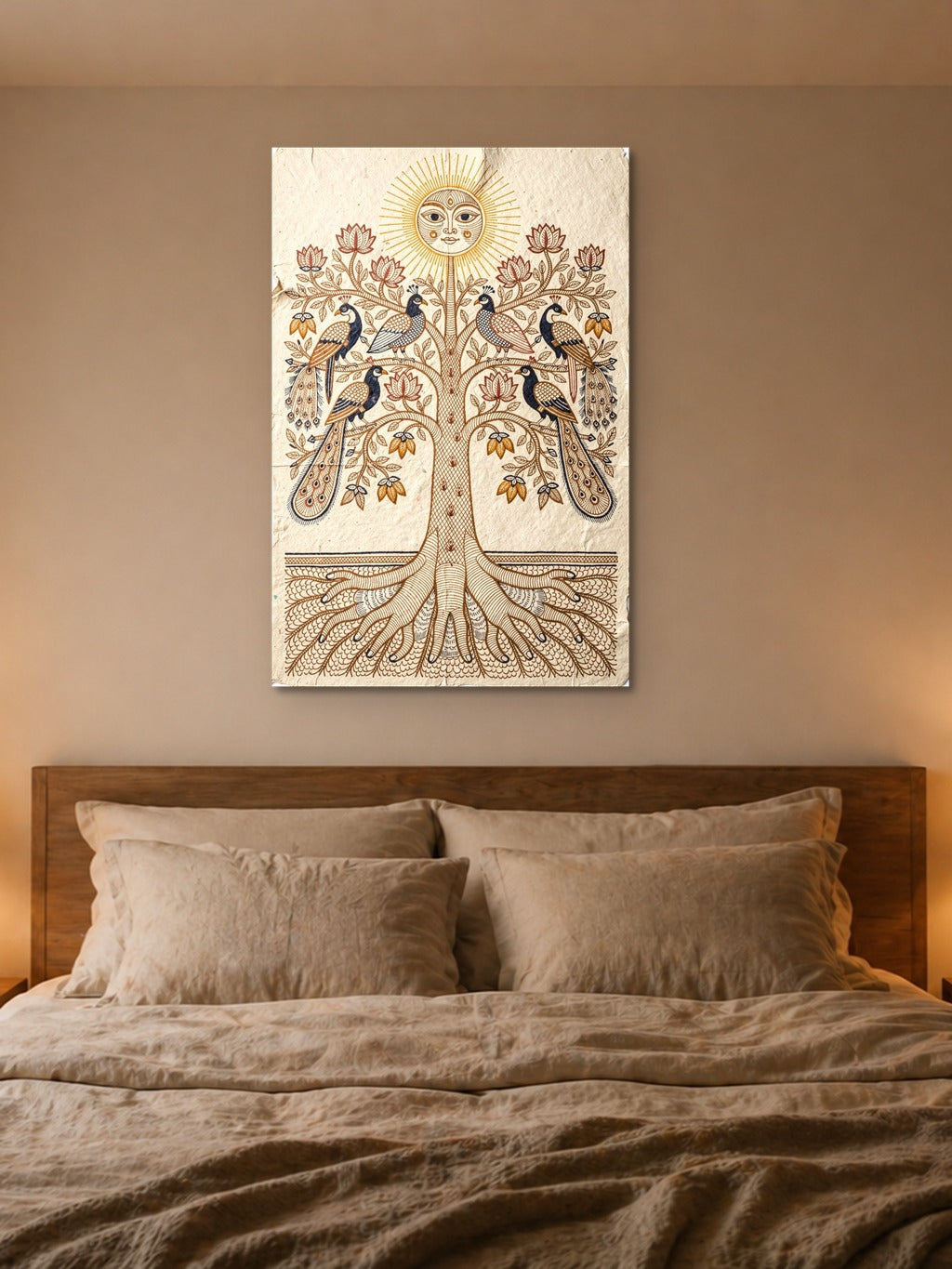 Madhubani Tree of Life — room 4