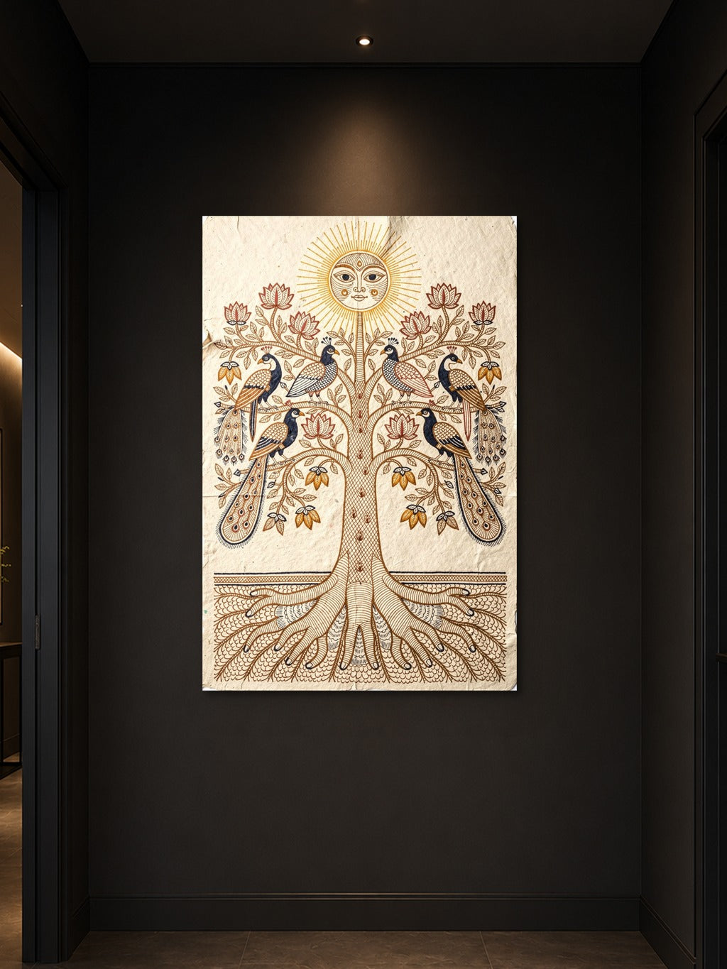 Madhubani Tree of Life — room 3