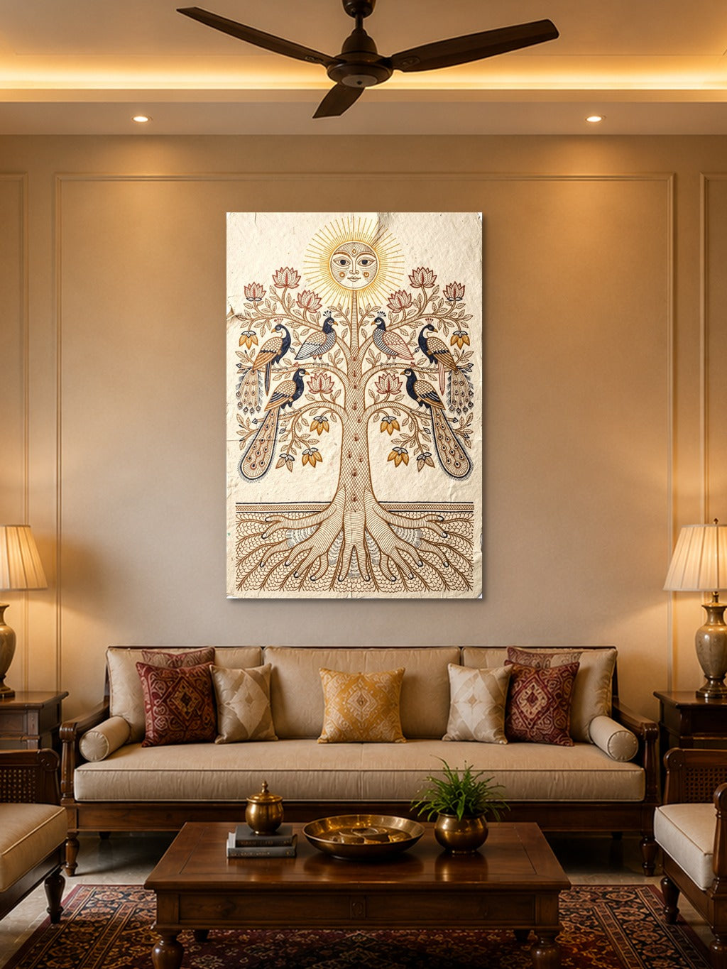 Madhubani Tree of Life — room 2