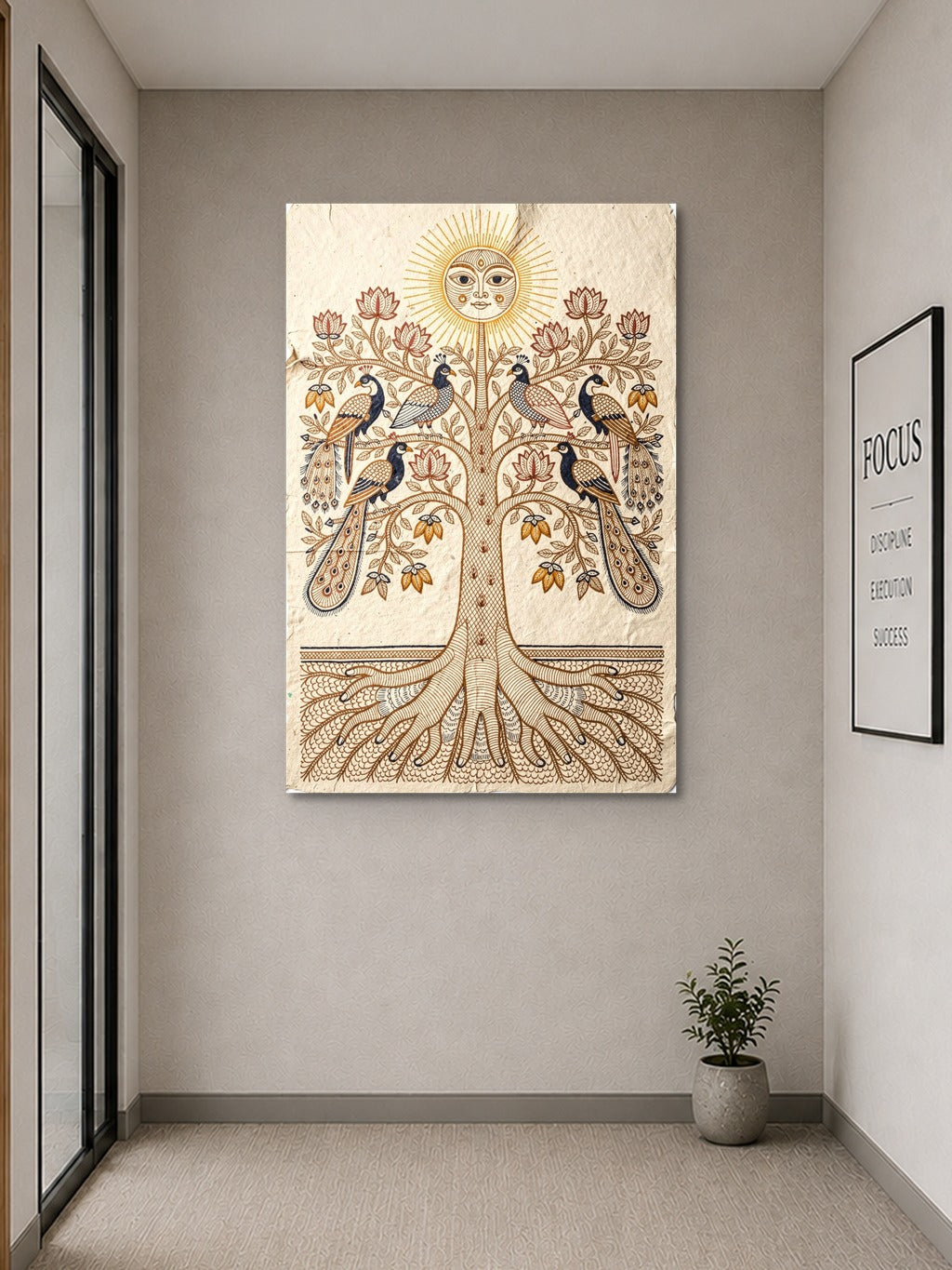 Madhubani Tree of Life — room 9