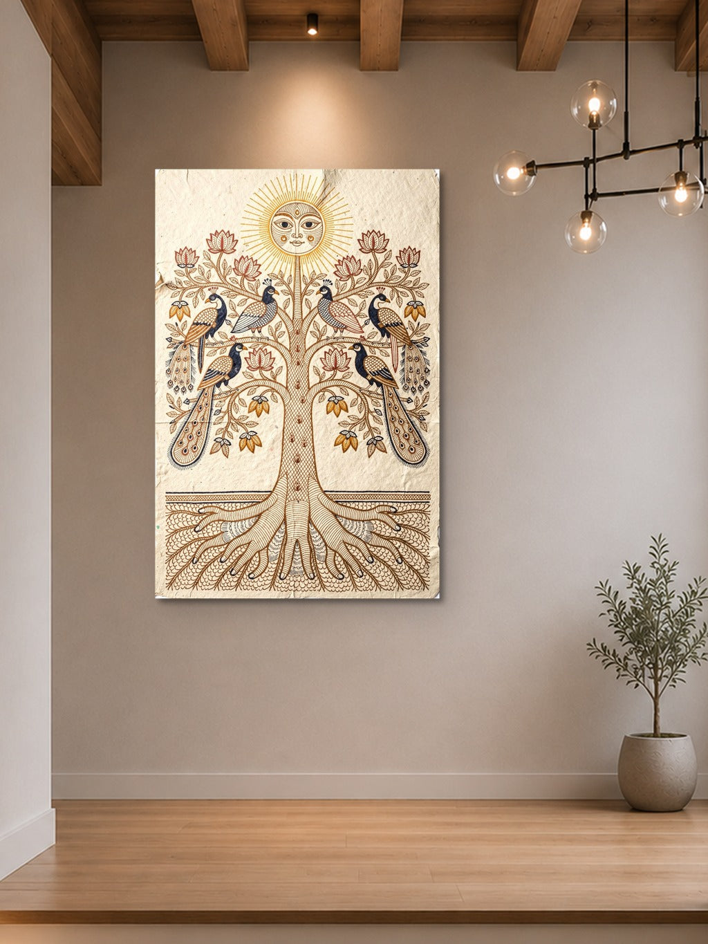 Madhubani Tree of Life — room 7