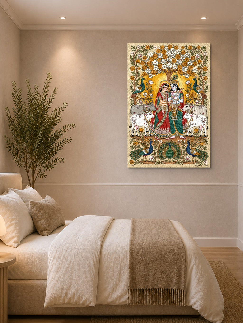 Radha Krishna Mithila Art — room 1