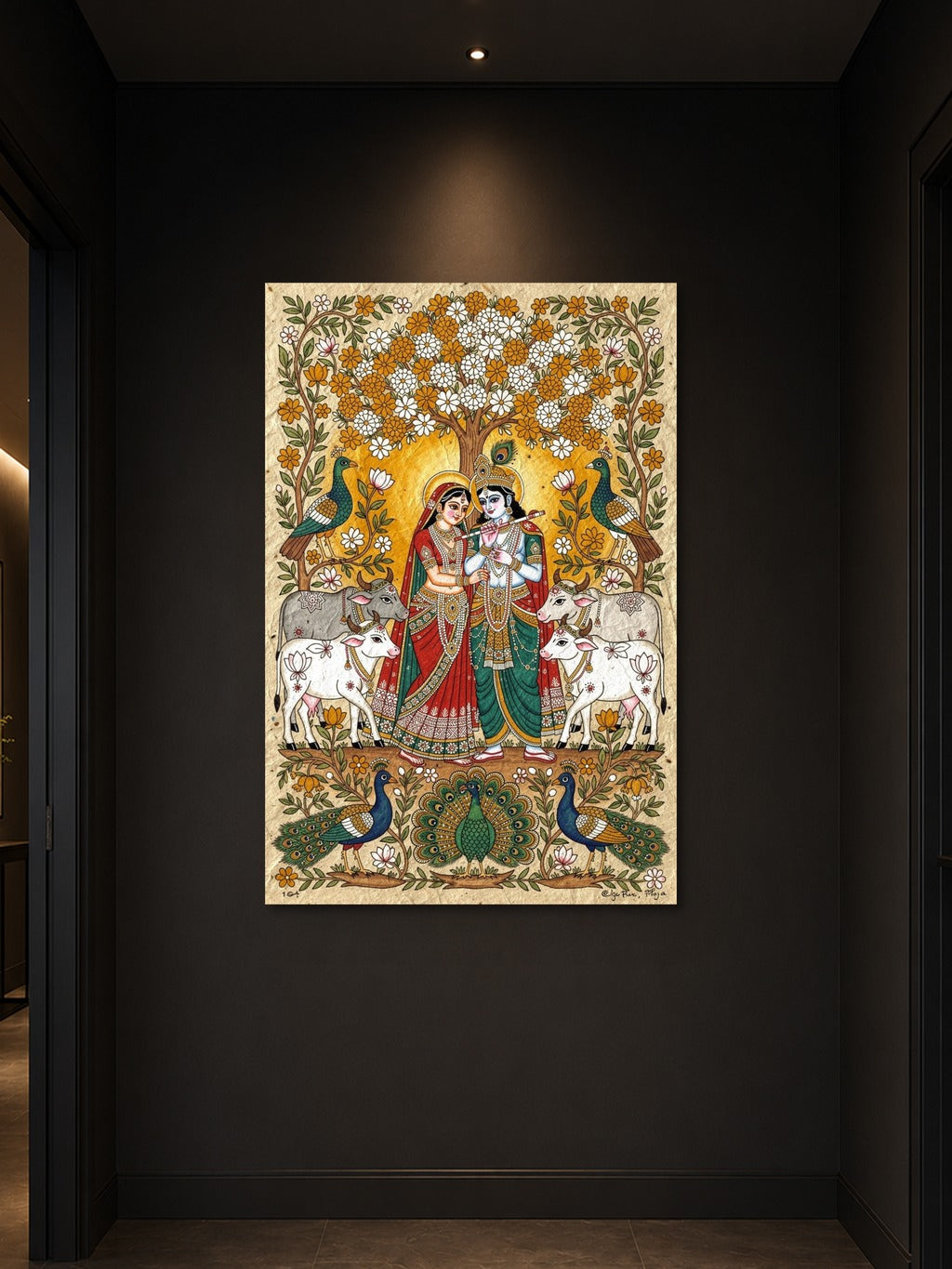 Radha Krishna Mithila Art — room 3