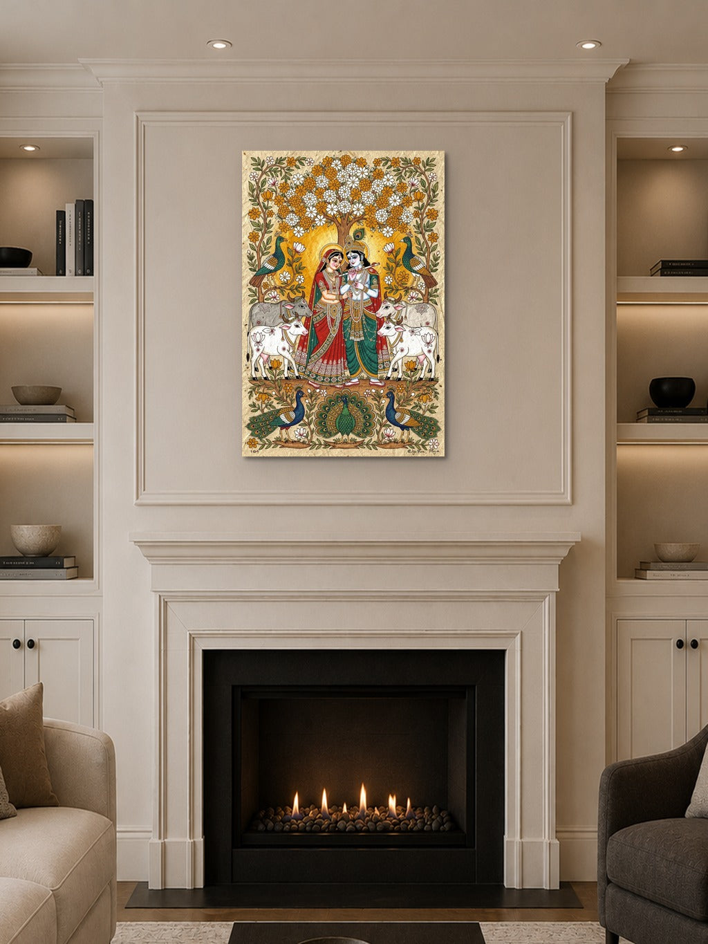 Radha Krishna Mithila Art — room 10