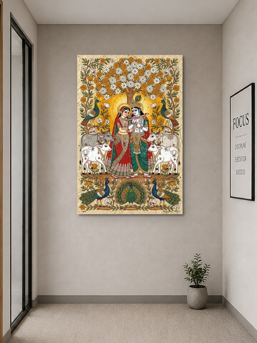 Radha Krishna Mithila Art — room 9