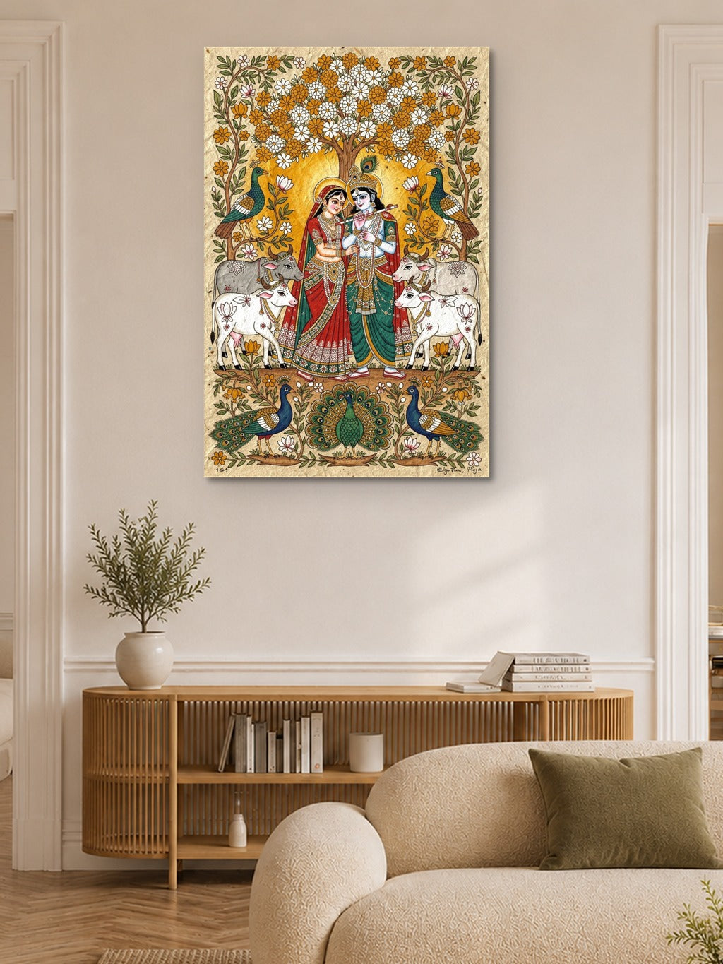 Radha Krishna Mithila Art — room 6