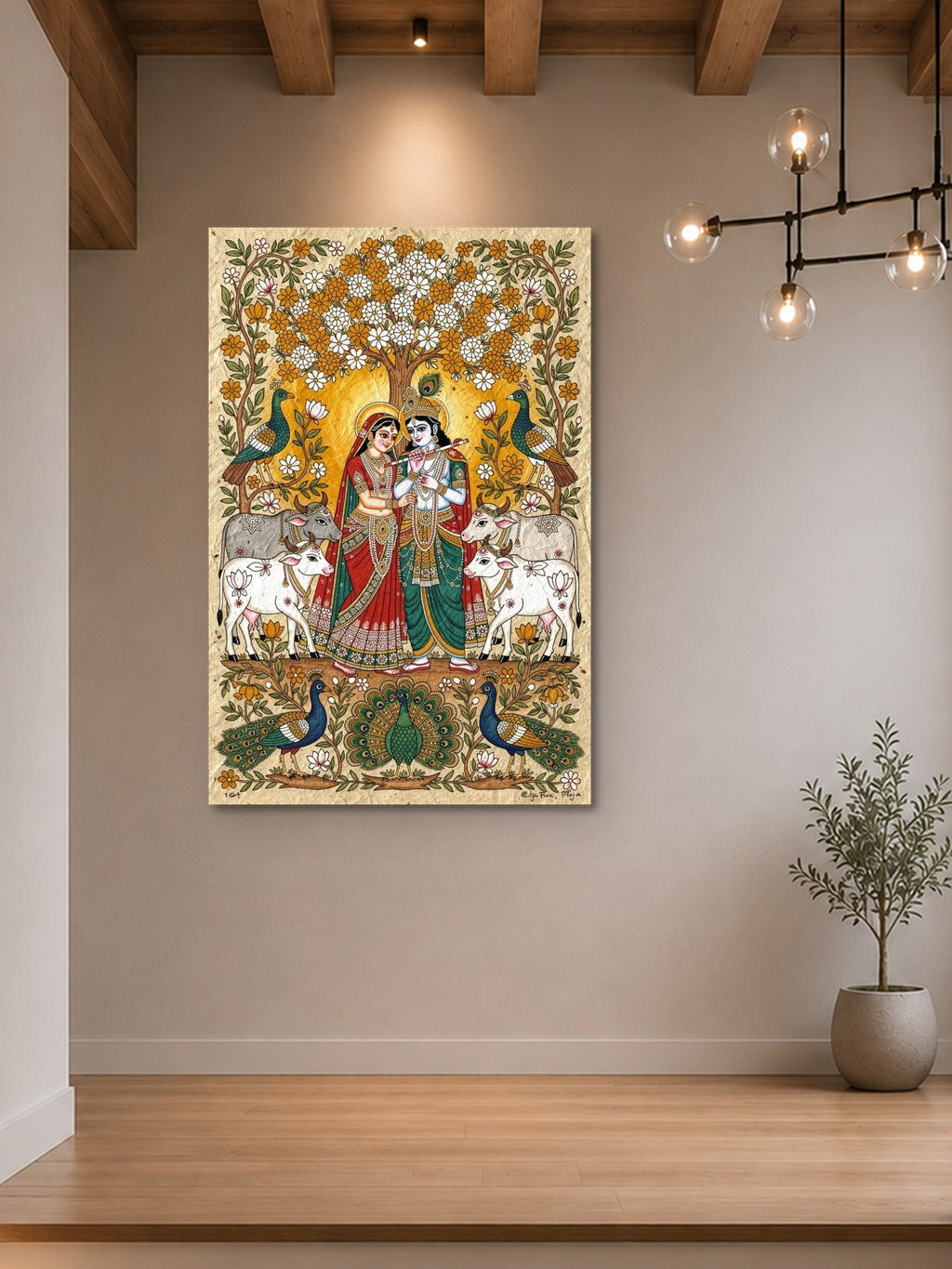 Radha Krishna Mithila Art — room 7