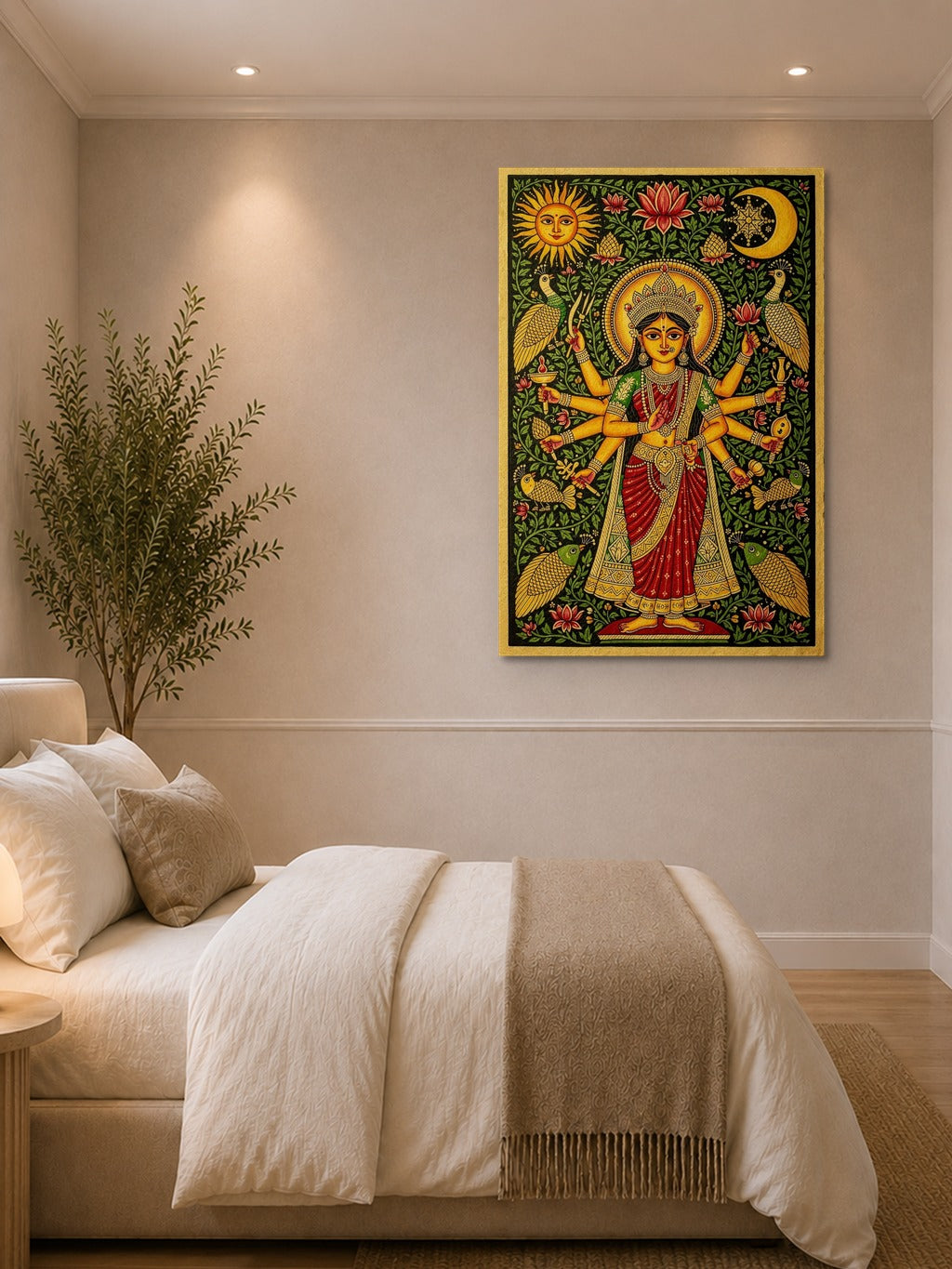 Madhubani Durga Divine — room 1