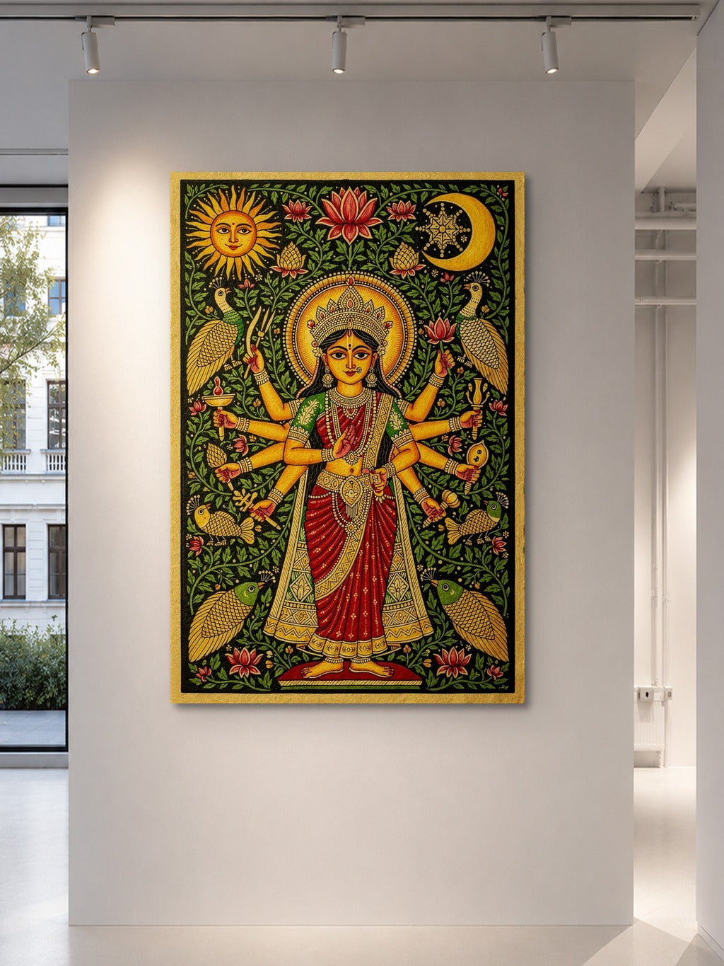Madhubani Durga Divine — room 5