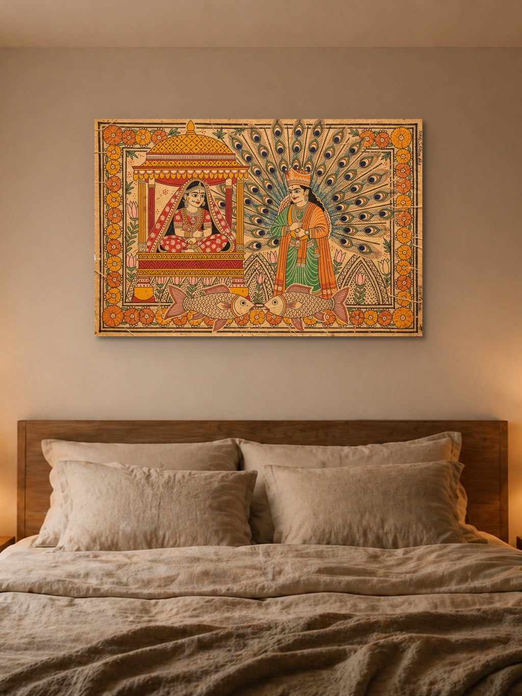 Madhubani Wedding Canvas — room 4