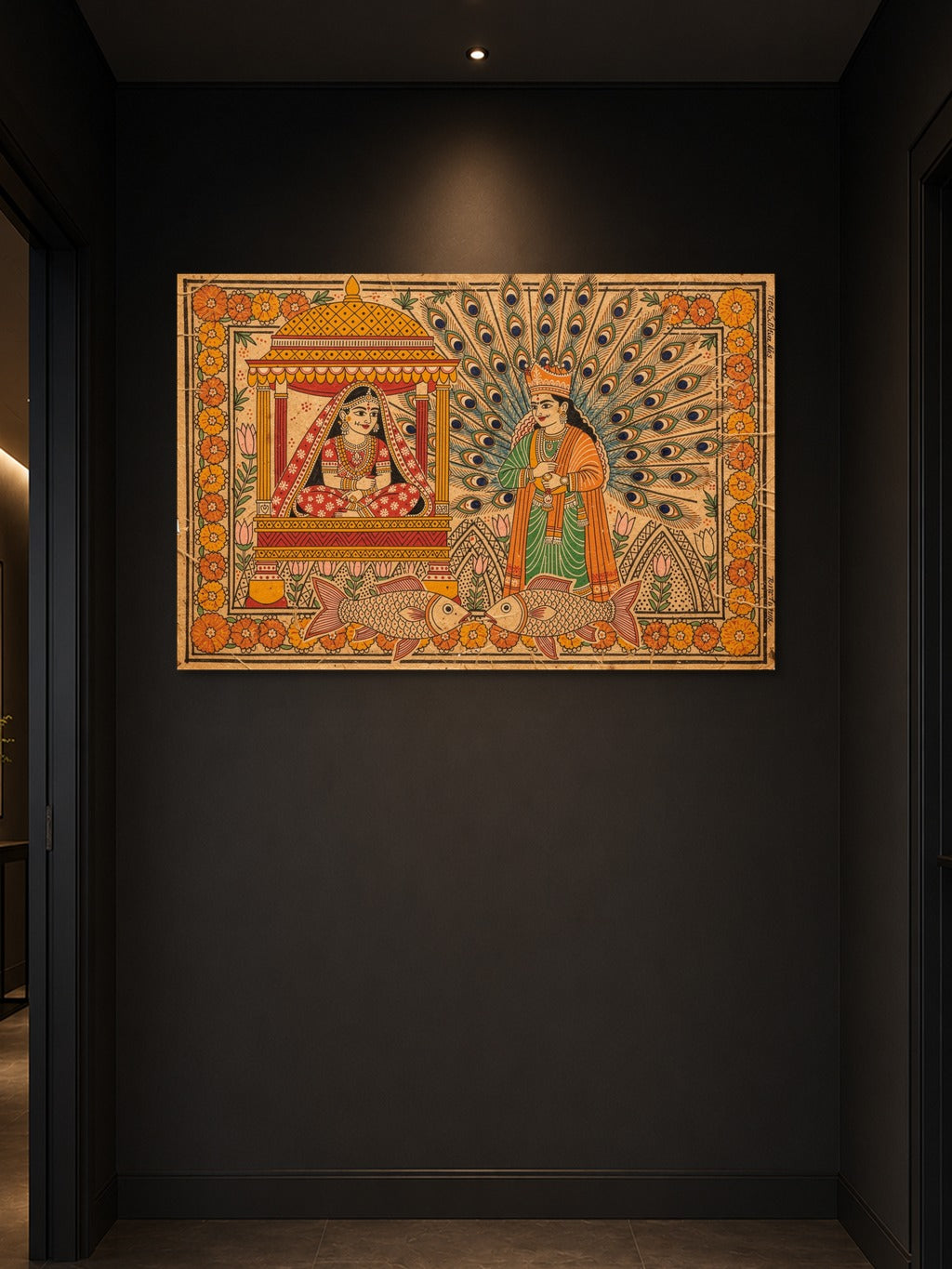 Madhubani Wedding Canvas — room 3
