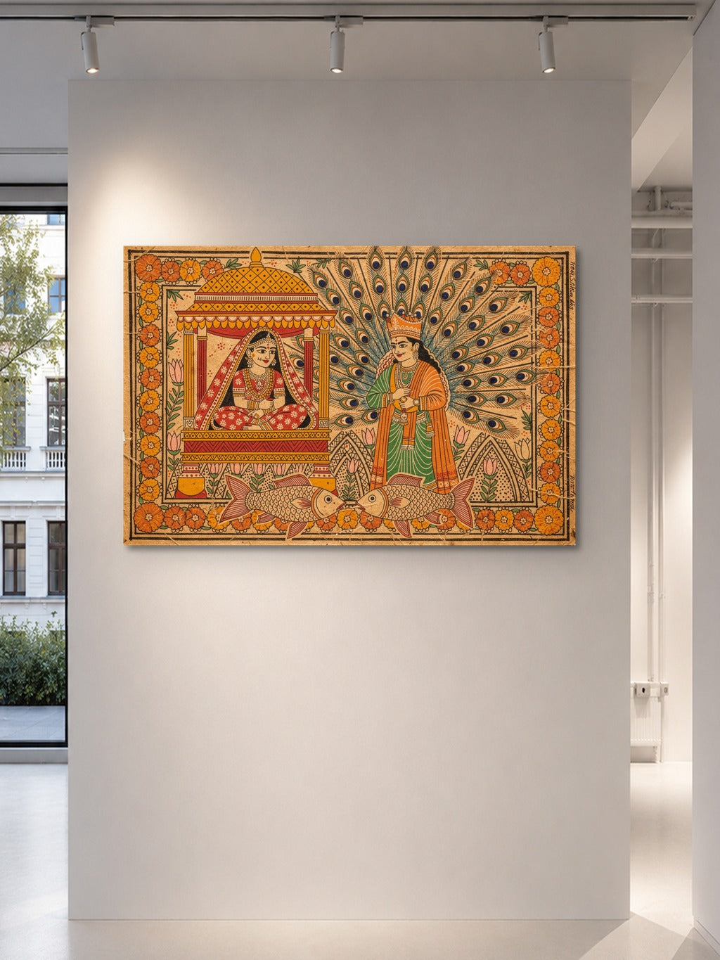 Madhubani Wedding Canvas — room 5
