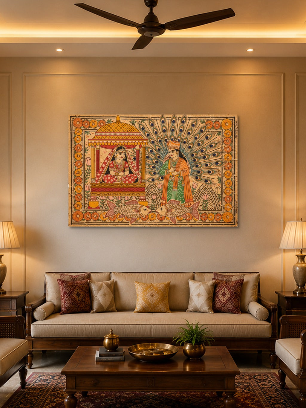 Madhubani Wedding Canvas — room 2