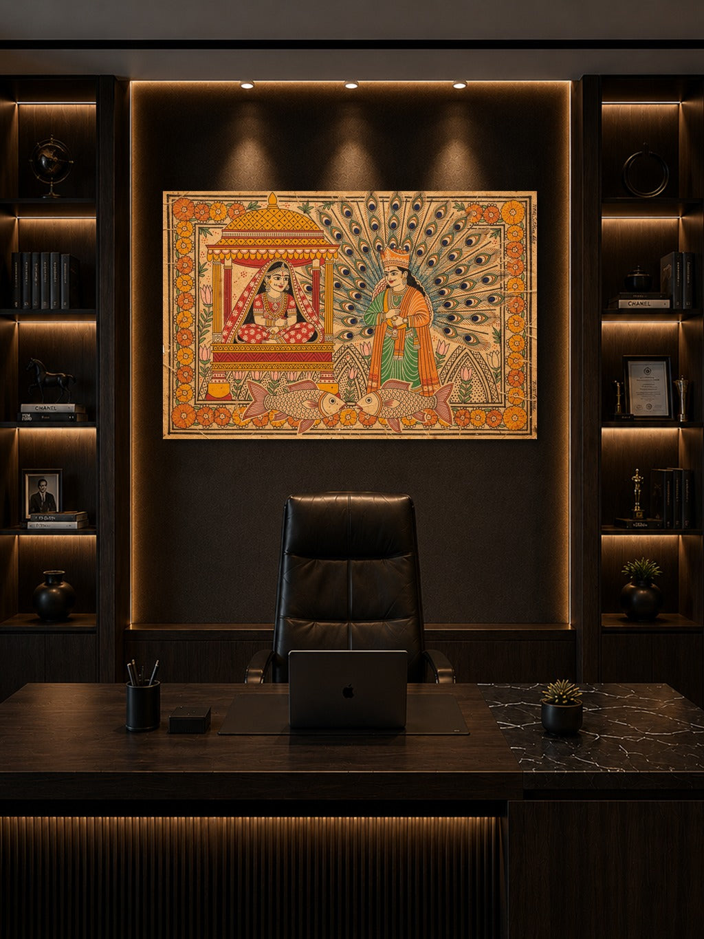 Madhubani Wedding Canvas — room 8