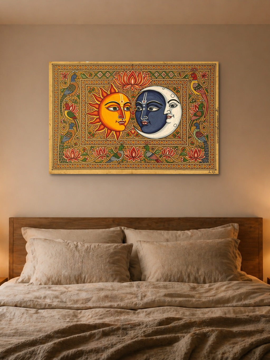 Madhubani Sun & Moon — room 4