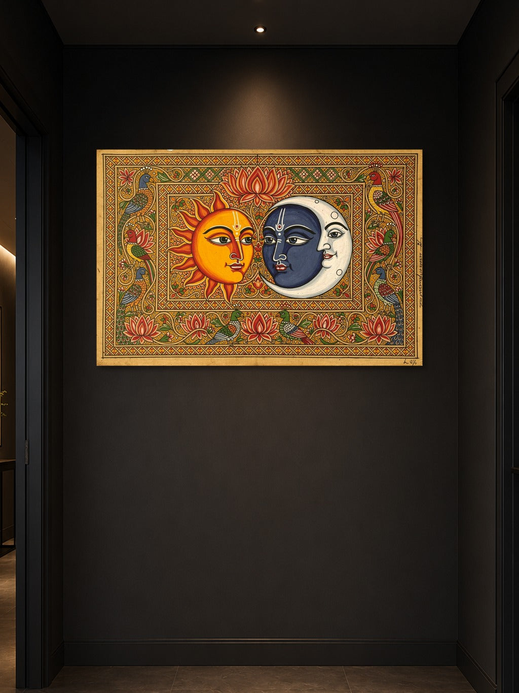 Madhubani Sun & Moon — room 3