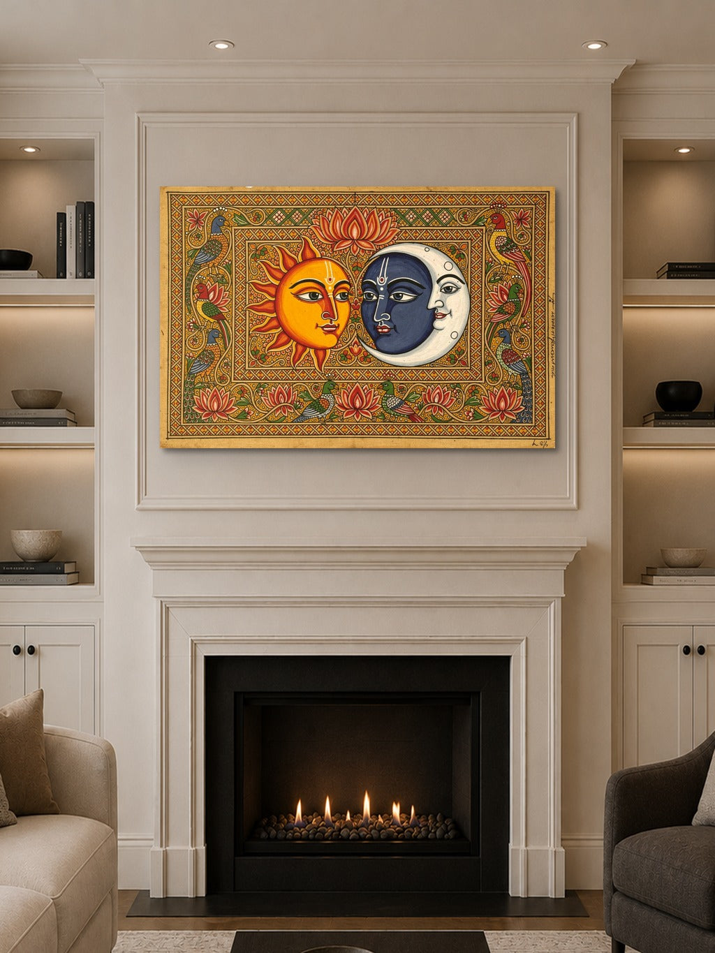 Madhubani Sun & Moon — room 10