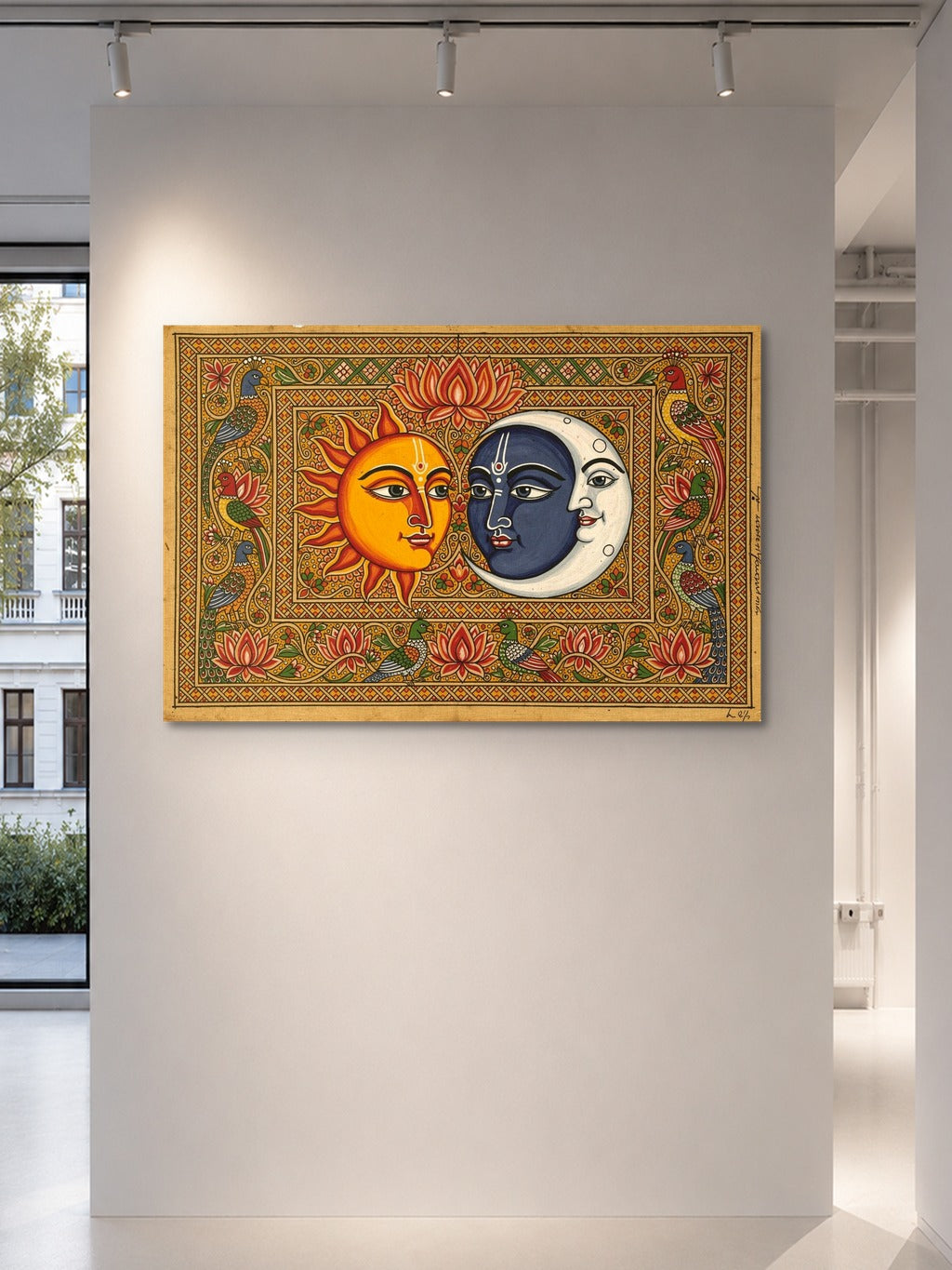 Madhubani Sun & Moon — room 5