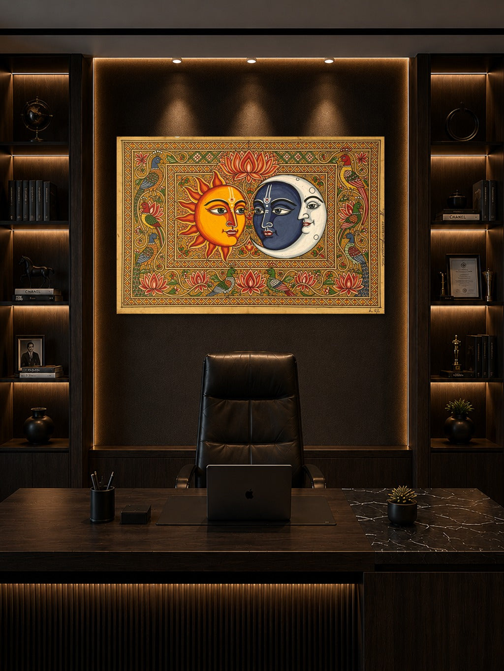 Madhubani Sun & Moon — room 8