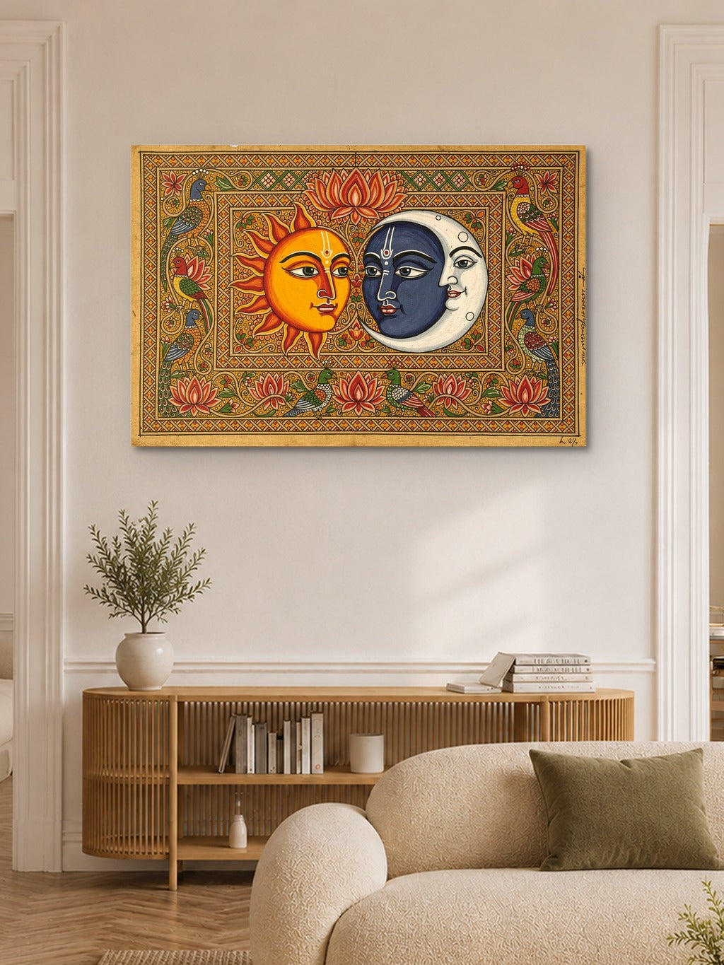 Madhubani Sun & Moon — room 6