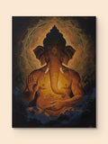 Cosmic Ganesha Abstract Art — canvas