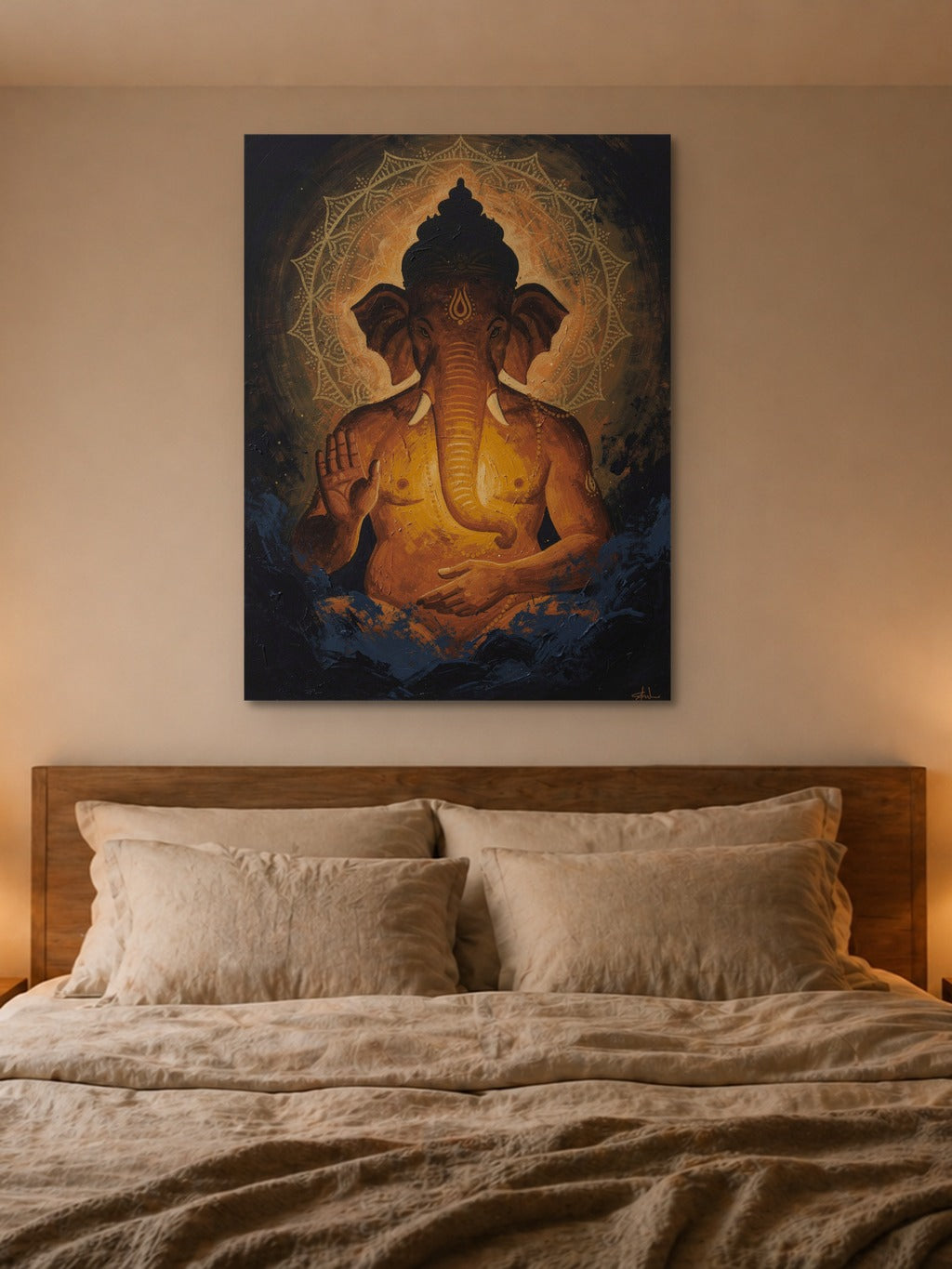 Cosmic Ganesha Abstract Art — room 4