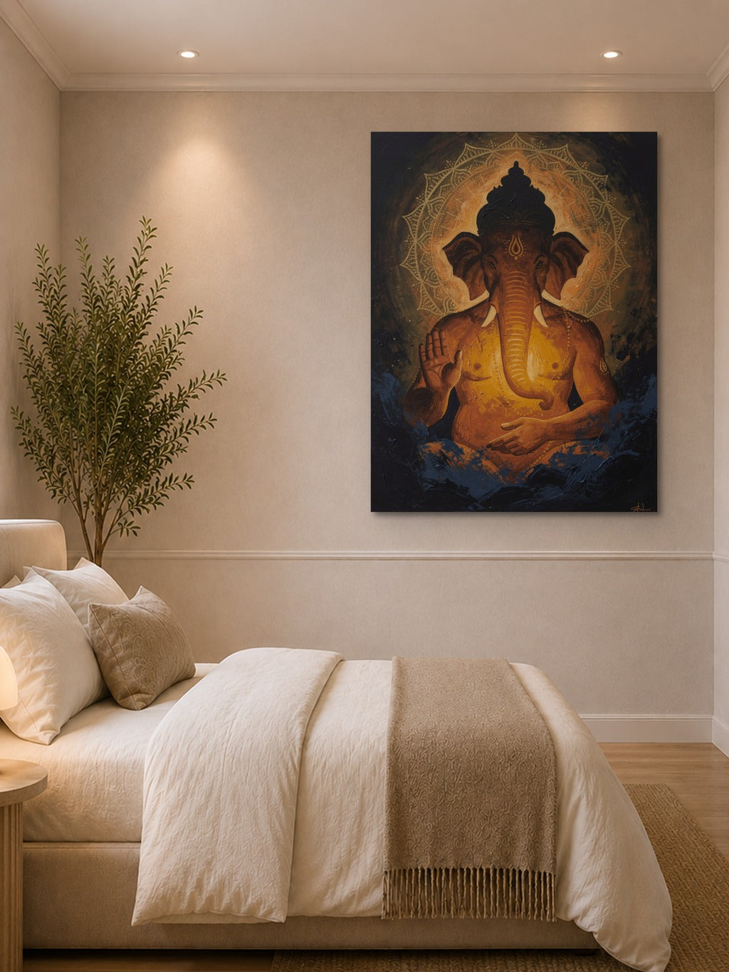 Cosmic Ganesha Abstract Art — room 1