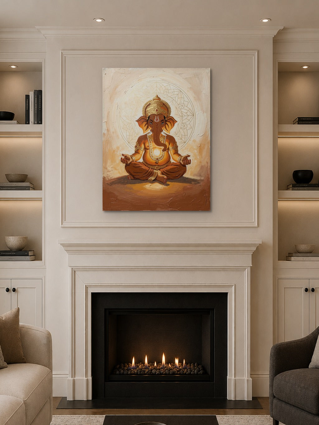 Ganesha Minimalist Fine Art — room 10